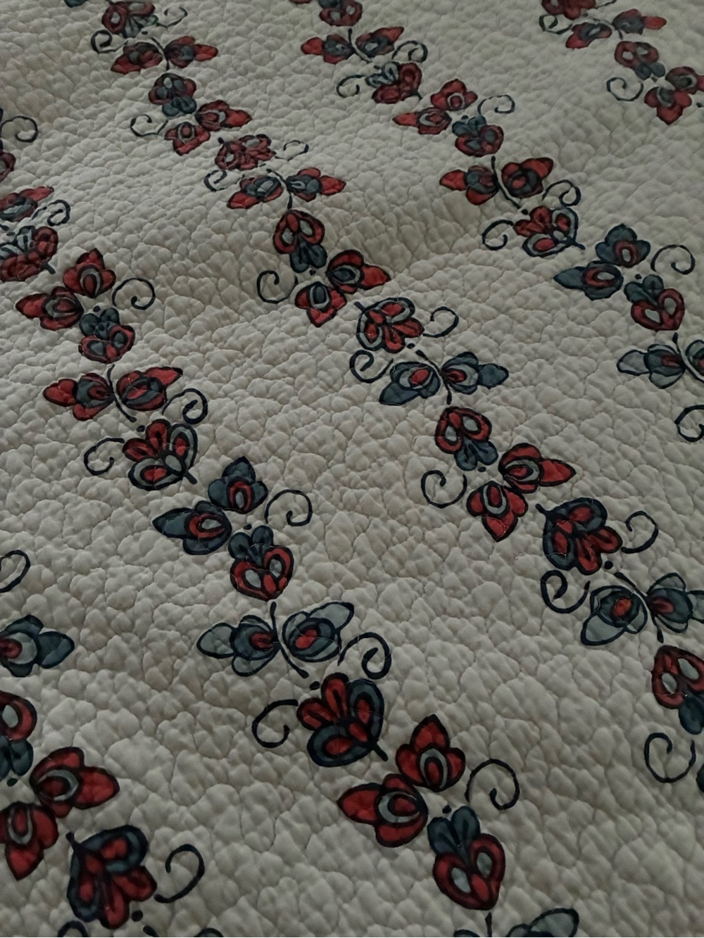 Cynthia Rowley Floral Peacock Full Size Quilt Set 3pc Reversible Cotton - Picture 6 of 10